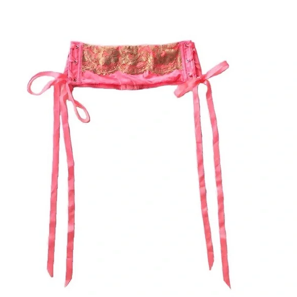 Victoria's Secret | Intimates & Sleepwear | Victorias Secret Pink Gold Floral Lace Ribbon Lace Up Sides Garter Belt Nwt | Poshmark Victoria's Secret | Intimates & Sleepwear | Victorias Secret Pink Gold Floral Lace Ribbon Lace Up Sides Garter Belt Nwt | Poshmark